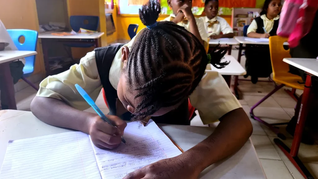 primar pupil wriing